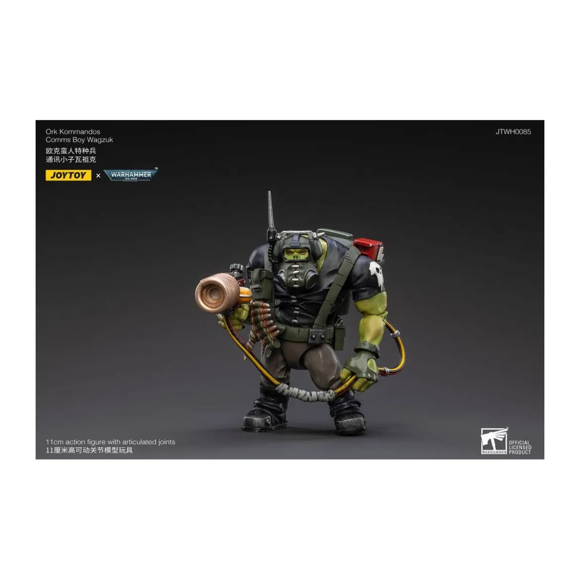 JoyToy Ork Kommandos - Comms Boy Wagzuk 1/18 - Warhammer 40K