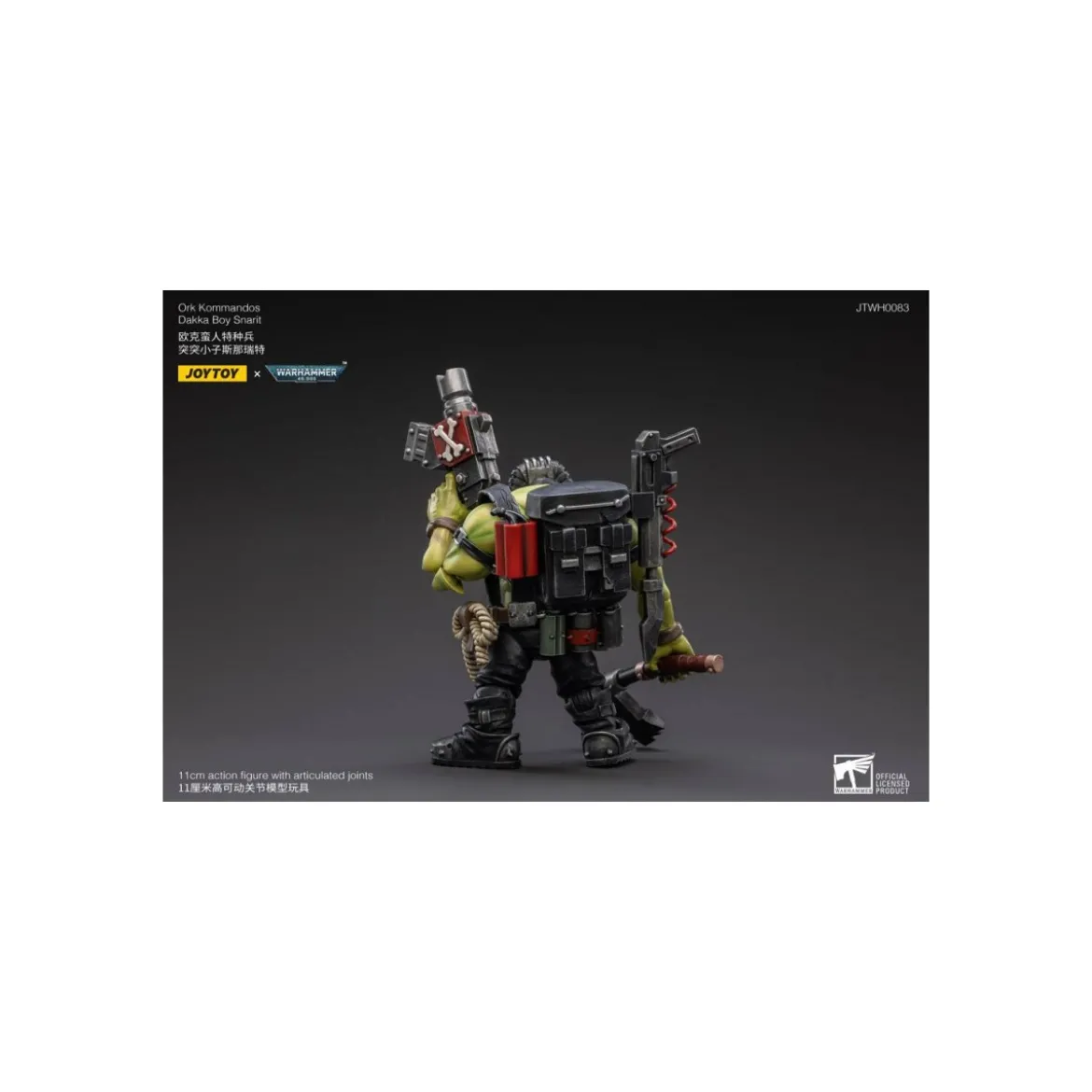 JoyToy Ork Kommandos - Dakka Boy Snarit 1/18 - Warhammer 40K