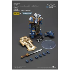 JoyToy - Secret Level - Ultramarines Torvald with Power Sword, Stormshield and Bolt Pistol 1/18 - Warhammer 40000
