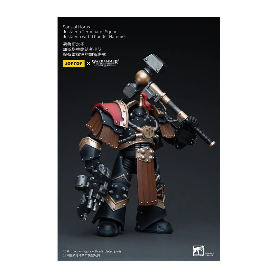 JoyToy - Sons of Horus - Justaerin Terminator Squad - Justaerin with Thunder Hammer 1/18 - The Horus Heresy