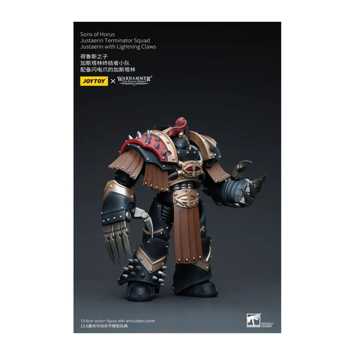 JoyToy - Sons of Horus - Justaerin Terminator Squad - Justaerin with Lightning Claws 1/18 - The Horus Heresy