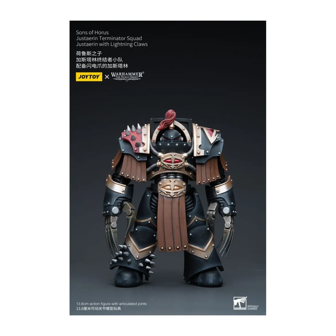 JoyToy - Sons of Horus - Justaerin Terminator Squad - Justaerin with Lightning Claws 1/18 - The Horus Heresy
