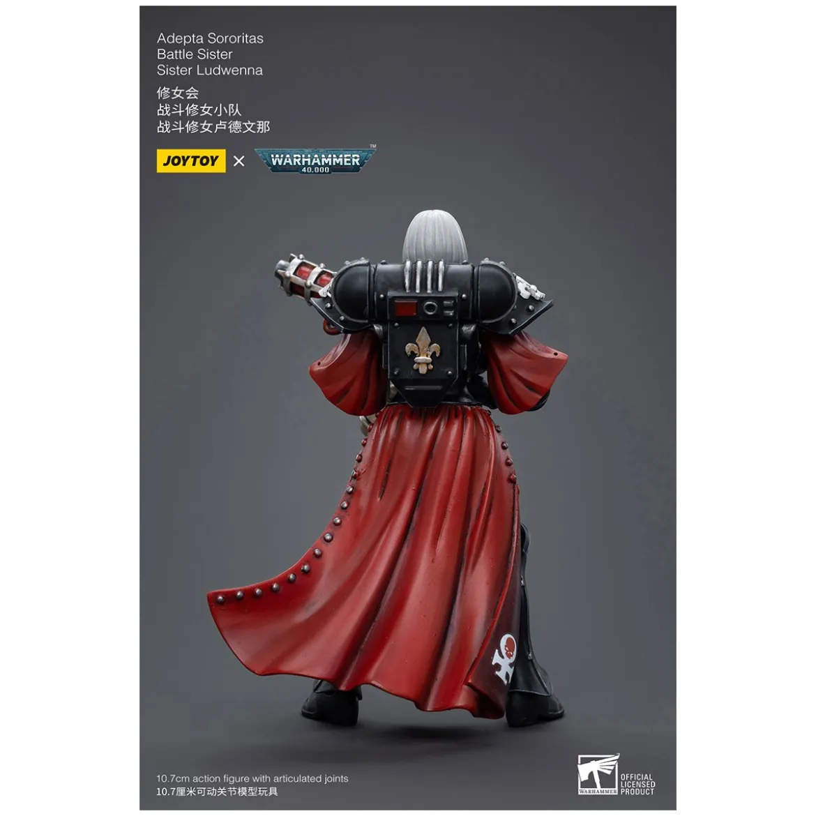 JoyToy Space Marines - Adepta Sororitas Battle Sister - Sister Ludwenna 1/18 - Warhammer 40K