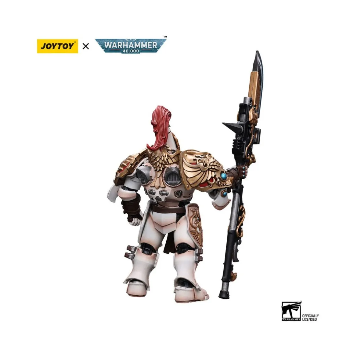 JoyToy Space Marines - Adeptus Custodes Solar Watch - Custodian Guard with Guardian Spear 1/18 - Warhammer 40K