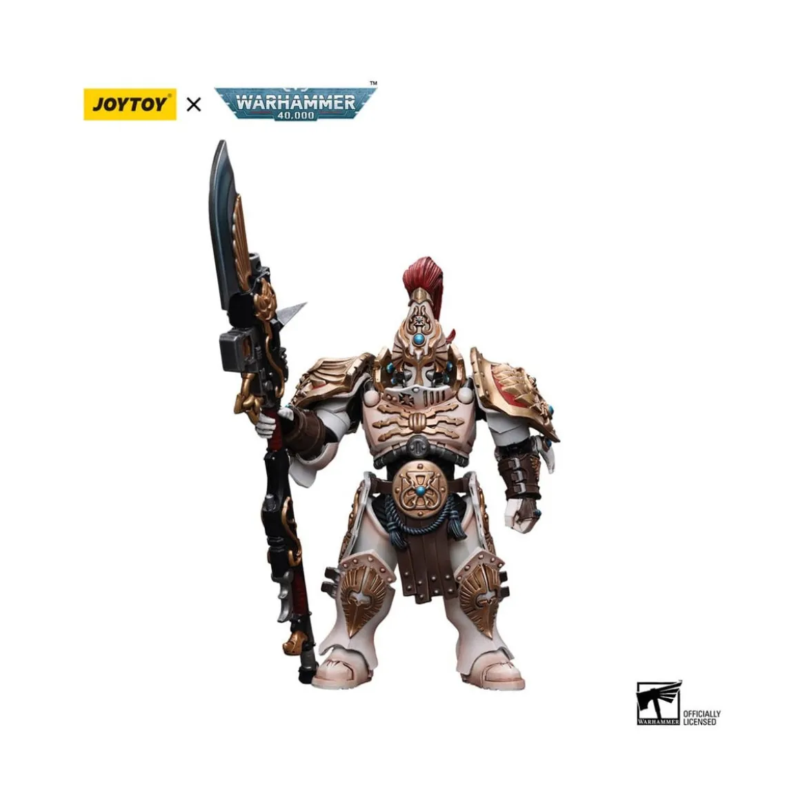 JoyToy Space Marines - Adeptus Custodes Solar Watch - Custodian Guard with Guardian Spear 1/18 - Warhammer 40K