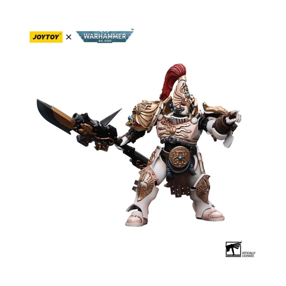 JoyToy Space Marines - Adeptus Custodes Solar Watch - Custodian Guard with Guardian Spear 1/18 - Warhammer 40K