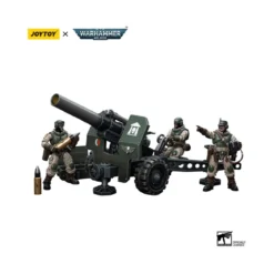 JoyToy Space Marines - Astra Militarum - Ordnance Team with Bombast Field Gun 1/18 - Warhammer 40K