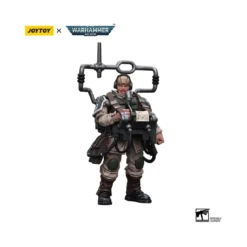 JoyToy Space Marines - Astra Militarum - Astra Militarum Cadian Command Squad Veteran with Master Vox 1/18 - Warhammer 40K