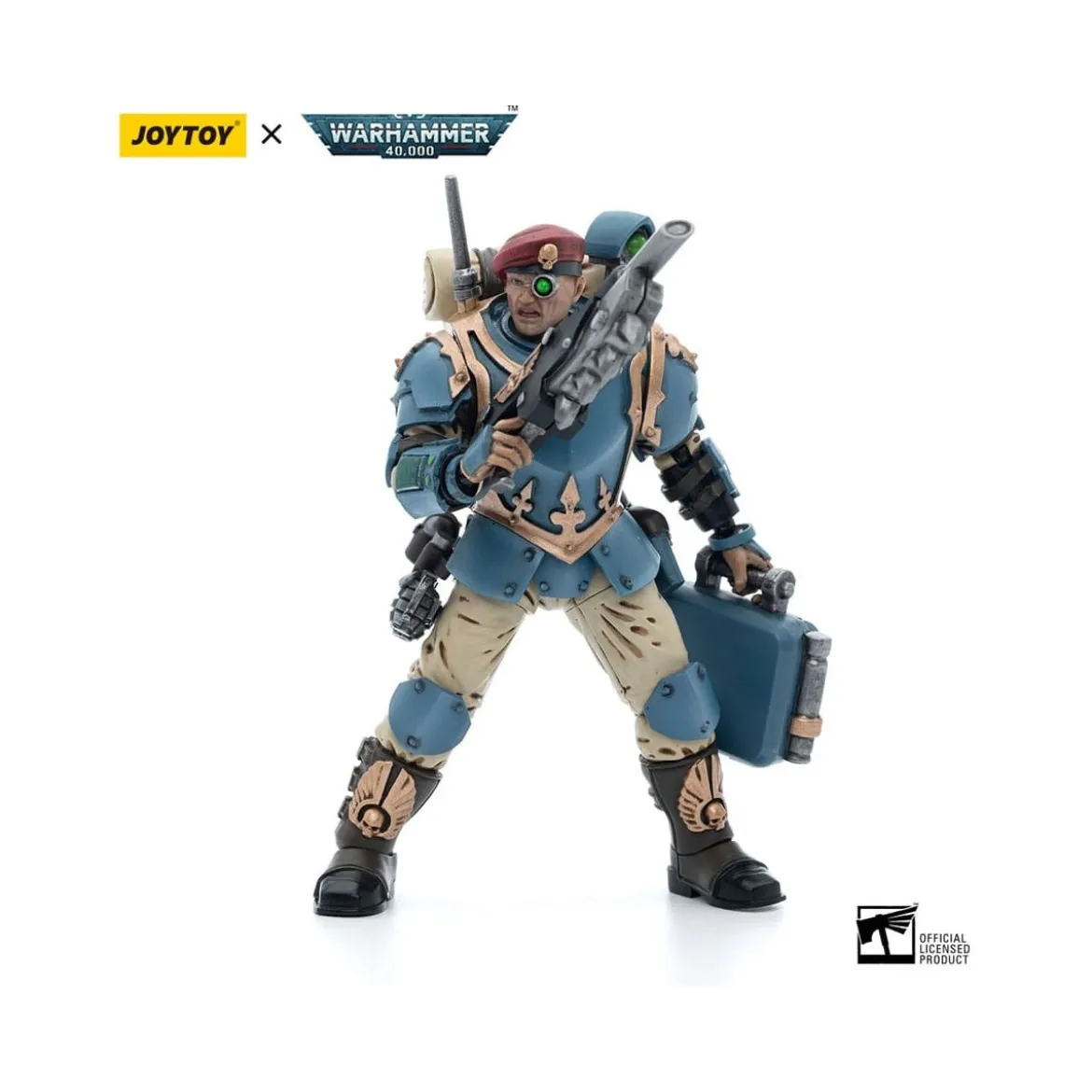 JoyToy Space Marines - Astra Militarum Tempestus - Scions Squad 55Th Kappic Eagles Medic 1/18 - Warhammer 40K