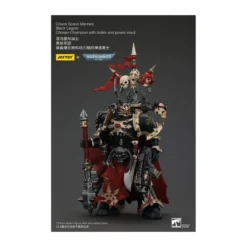 JoyToy Space Marines - Black Legion - Chosen Champion with bolter and power maul 1/18 - Warhammer 40K