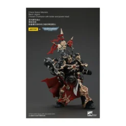 JoyToy Space Marines - Black Legion - Chosen Champion with bolter and power maul 1/18 - Warhammer 40K