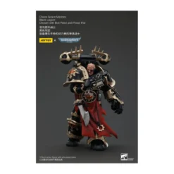 JoyToy Space Marines - Black Legion - Chosen with Bolt Pistol and Power Fist 1/18 - Warhammer 40K