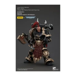 JoyToy Space Marines - Black Legion - Chosen with Plasma Pistol and Power Axe 1/18 - Warhammer 40K