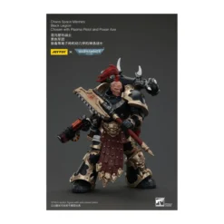 JoyToy Space Marines - Black Legion - Chosen with Plasma Pistol and Power Axe 1/18 - Warhammer 40K
