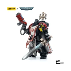 JoyToy Space Marines - Black Templars - Sword Brethren Brother Lombast 1/18 - Warhammer 40K