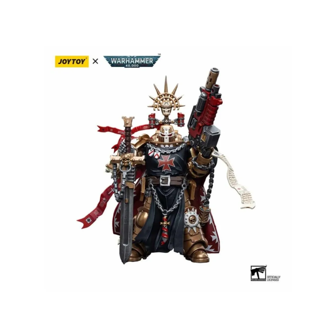 JoyToy Space Marines - Black Templar - High Marshal Helbrecht 1/18 - Warhammer 40K