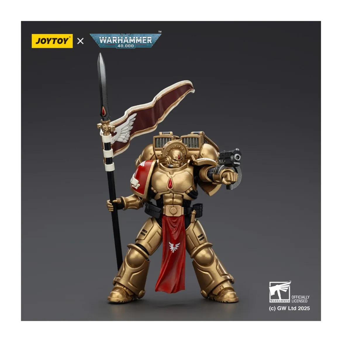 JoyToy Space Marines - Blood Angels - Combat Patrol Blood Angels Sanguinary Guard 3 with Angelus Boltgun and Encarmine