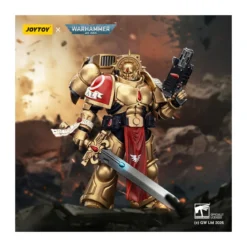 JoyToy Space Marines - Blood Angels - Combat Patrol Blood Angels Sanguinary Guard 1 with Inferno Pistol and Encarmine Blade 1/18