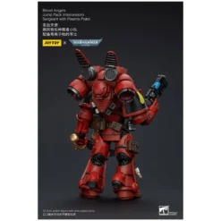 JoyToy Space Marines - Blood Angels Jump Pack Intercessors Sergeant With Plasma Pistol - 1/18 - Warhammer 40K