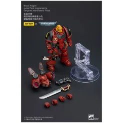 JoyToy Space Marines - Blood Angels Jump Pack Intercessors Sergeant With Plasma Pistol - 1/18 - Warhammer 40K