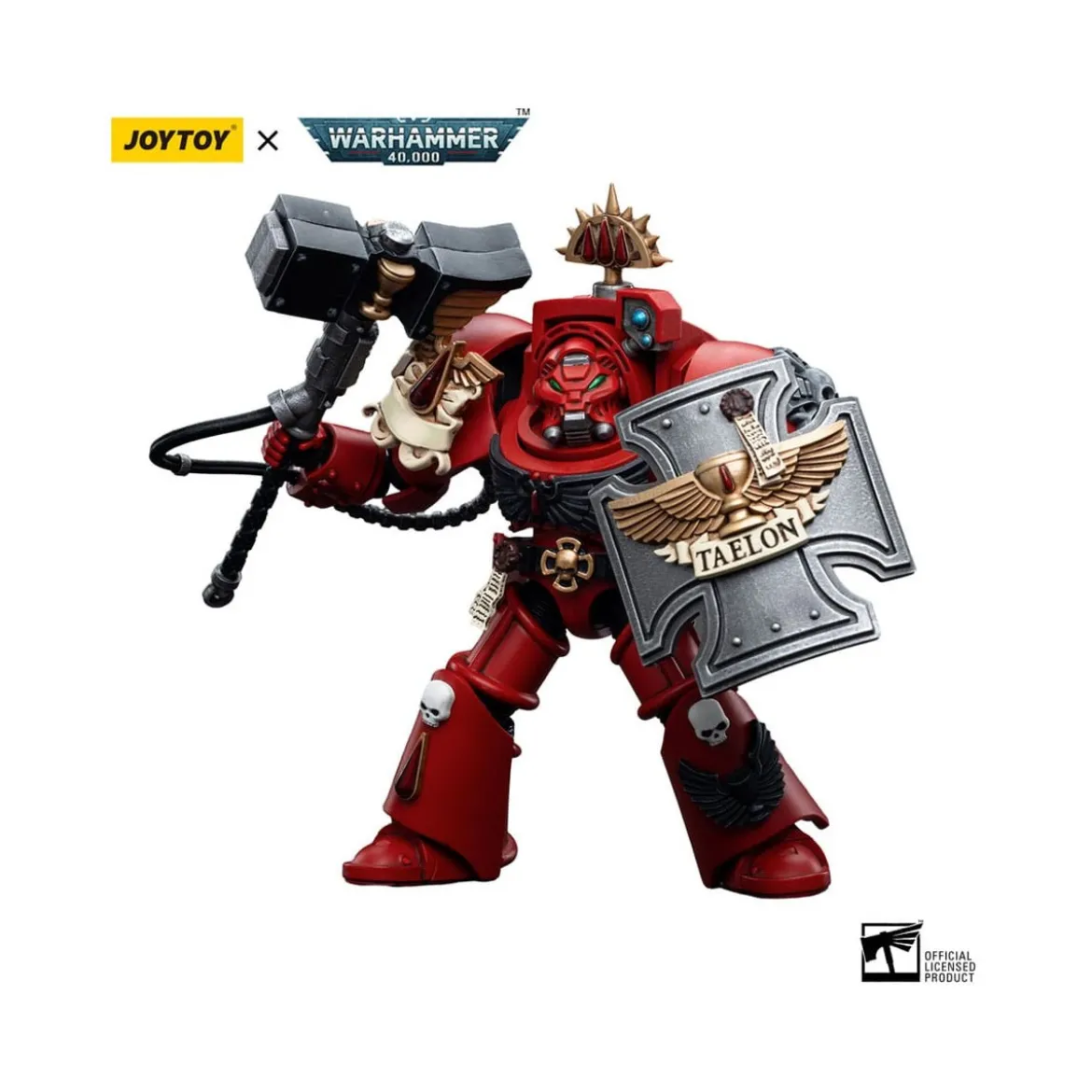 JoyToy Space Marines - Blood Angels - Assault Terminators Brother Taelon 1/18 - Warhammer 40K