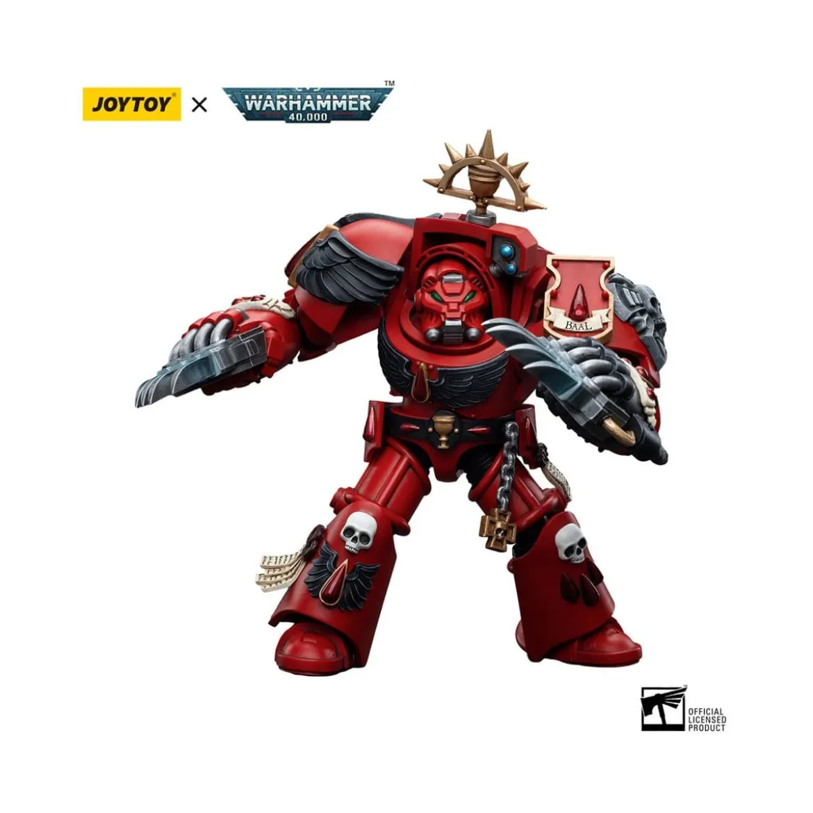 JoyToy Space Marines - Blood Angels - Assault Terminators Brother Tyborel 1/18 - Warhammer 40K