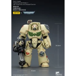 JoyToy Space Marines - Dark Angels - Deathwing Terminator 3 with Power Fist and Assault Cannon 1/18 - Warhammer 40k