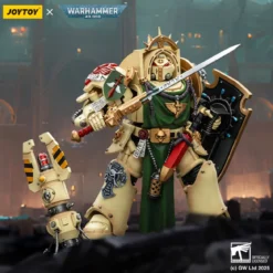 JoyToy Space Marines - Dark Angels - Deathwing Knight with Power Sword Storm Shield and teleport homer 1/18 - Warhammer 40K
