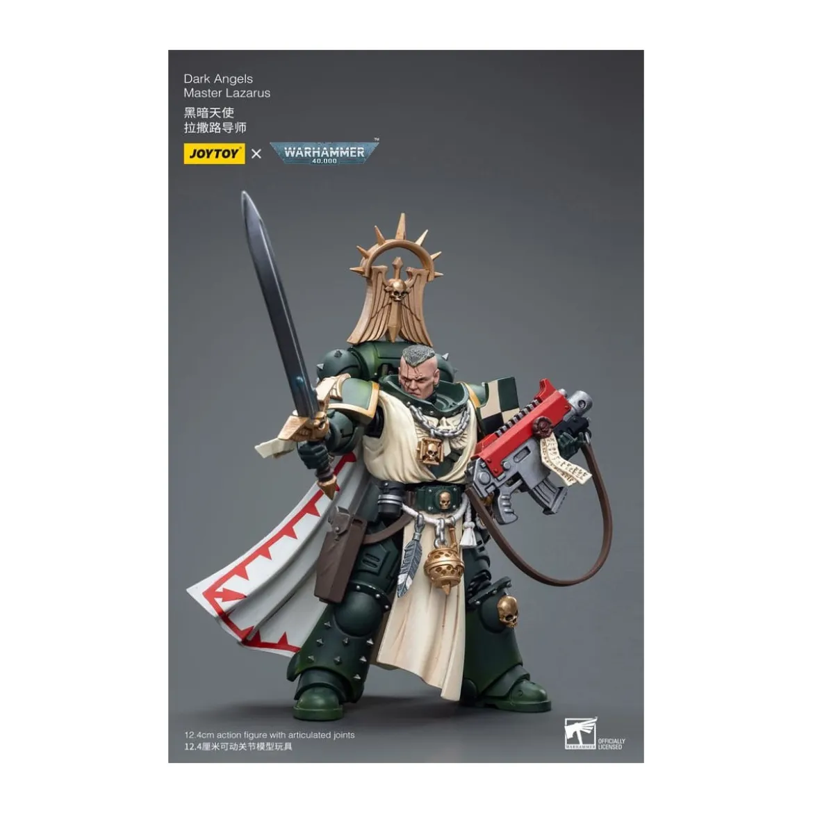 JoyToy Space Marines - Dark Angels - Dark Angels Master Lazarus 1/18 - Warhammer 40K