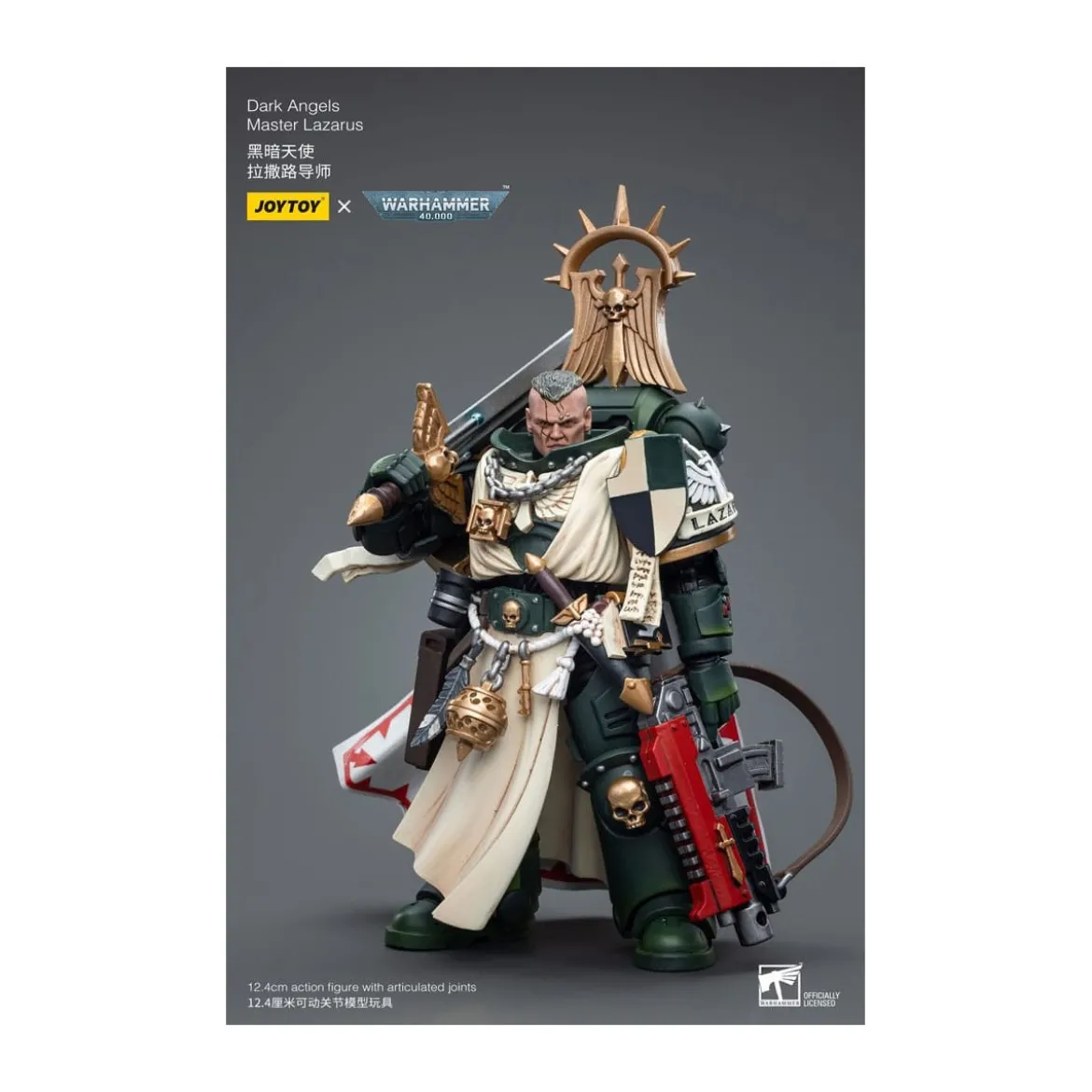 JoyToy Space Marines - Dark Angels - Dark Angels Master Lazarus 1/18 - Warhammer 40K