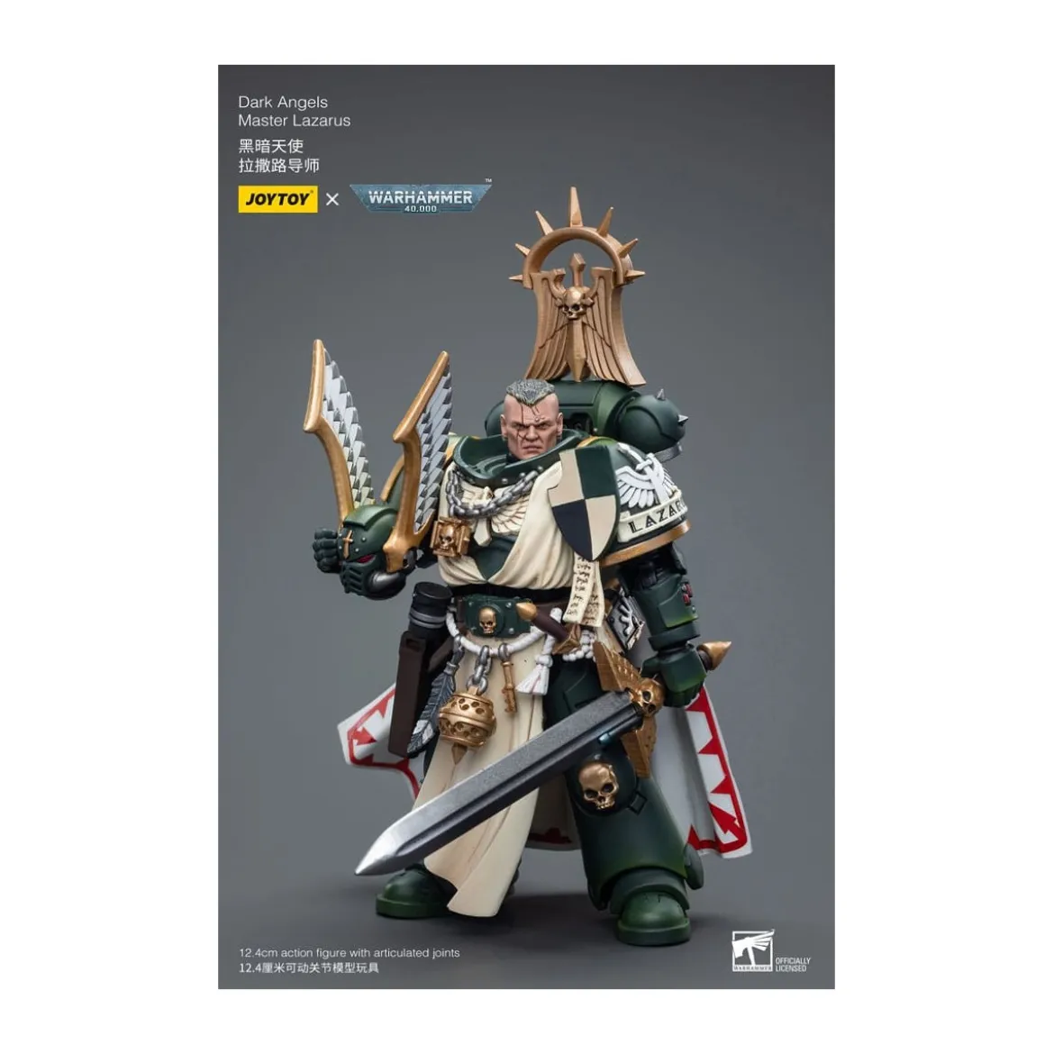 JoyToy Space Marines - Dark Angels - Dark Angels Master Lazarus 1/18 - Warhammer 40K