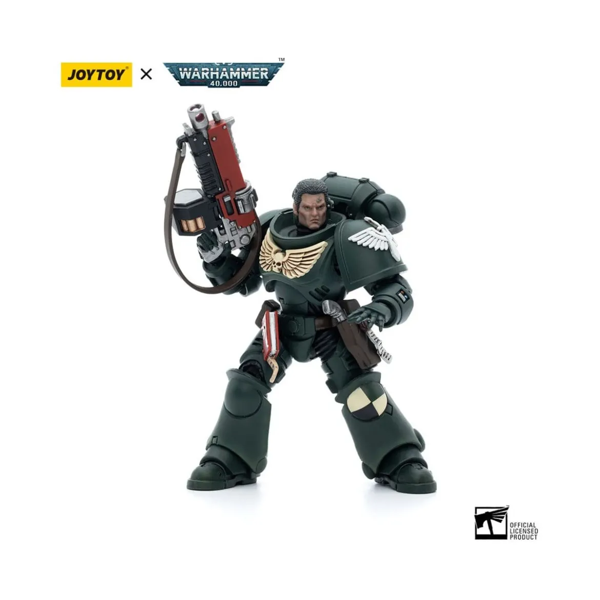 JoyToy Space Marines - Dark Angels - Intercessors Brother Asharr 1/18 - Warhammer 40K