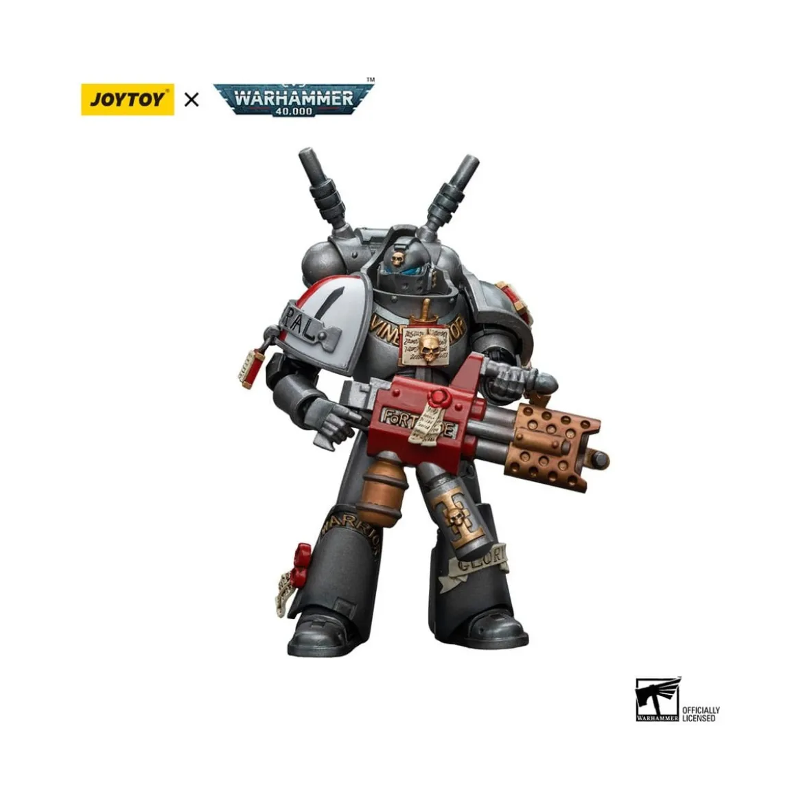 JoyToy Space marines - Grey Knights - Interceptor Squad Interceptor with Incinerator 1/18 - Warhammer 40K