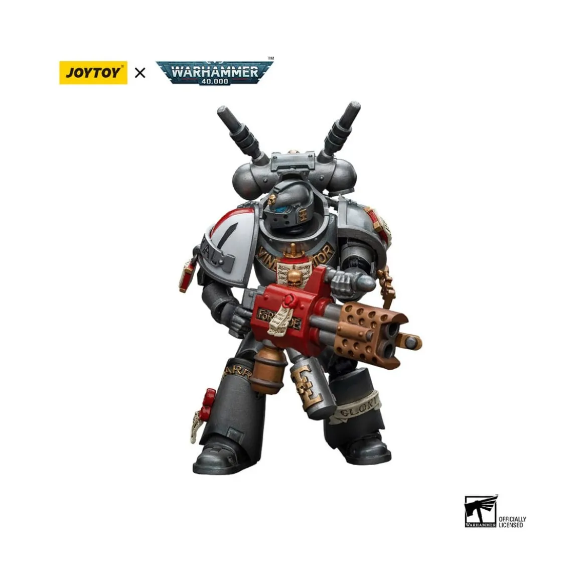 JoyToy Space marines - Grey Knights - Interceptor Squad Interceptor with Incinerator 1/18 - Warhammer 40K