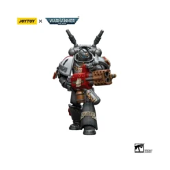 JoyToy Space marines - Grey Knights - Interceptor Squad Interceptor with Incinerator 1/18 - Warhammer 40K
