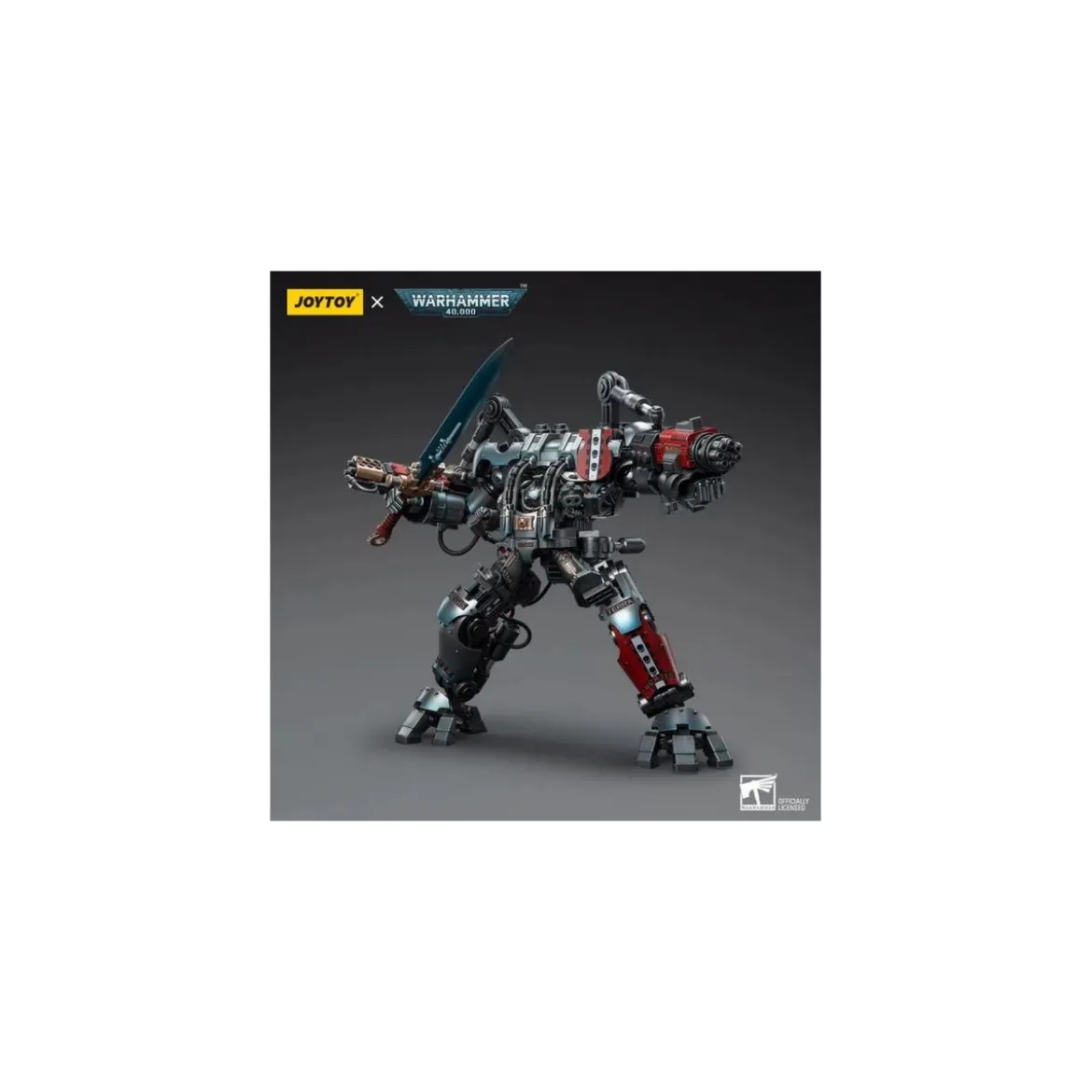 JoyToy Space marines - Grey Knights - Nemesis Dreadknight with Grey Knight 1/18 - Warhammer 40K