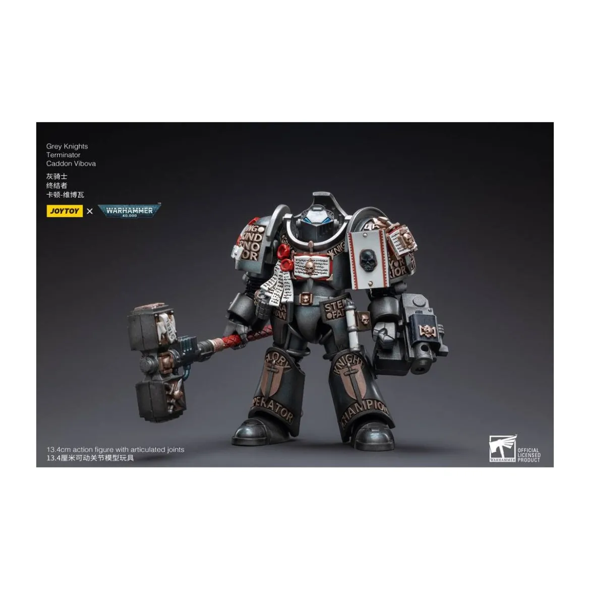 JoyToy Space marines - Grey Knights - Terminator Caddon Vibova 1/18 - Warhammer 40K