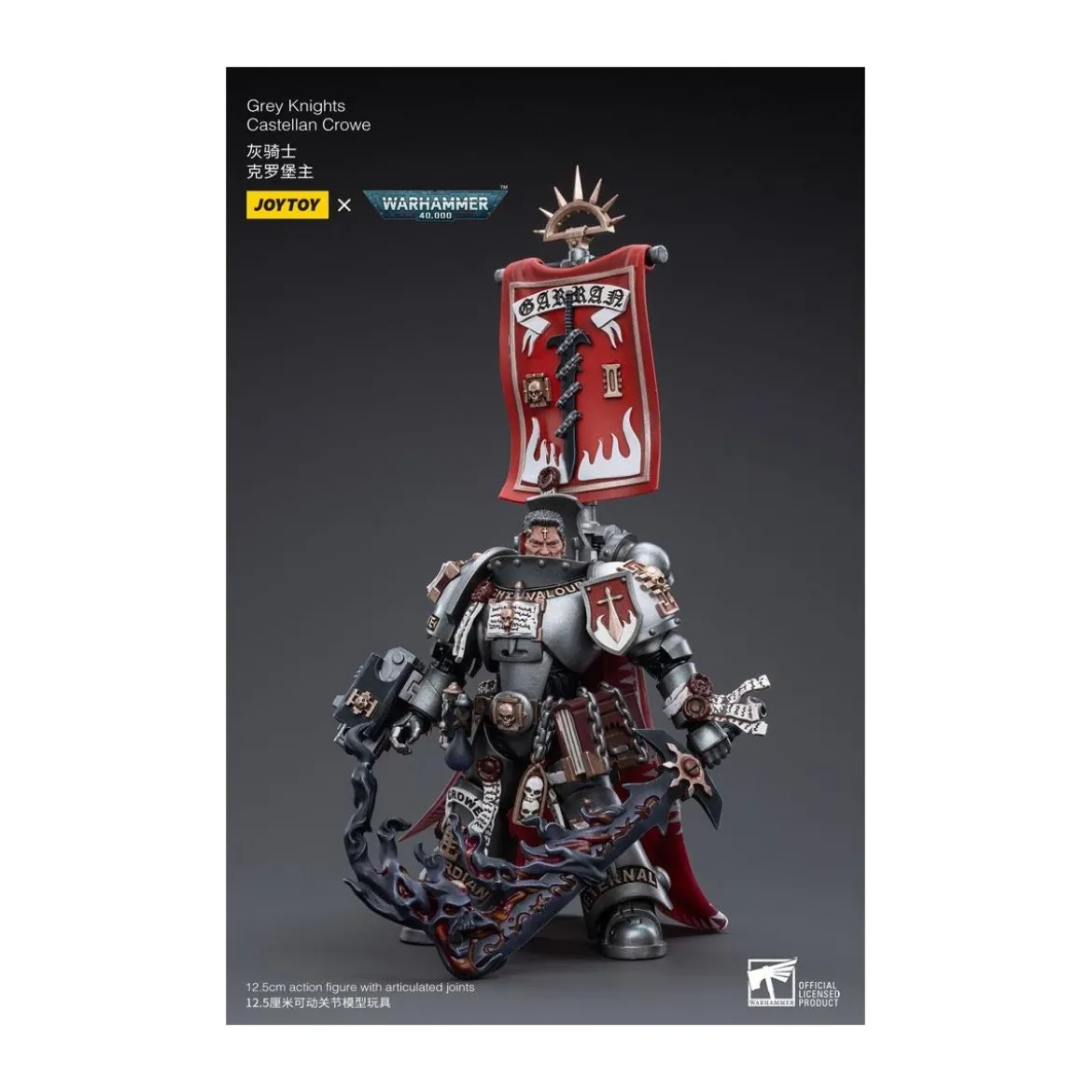 JoyToy Space marines - Grey Knights - Castellan Crowe 1/18 - Warhammer 40K