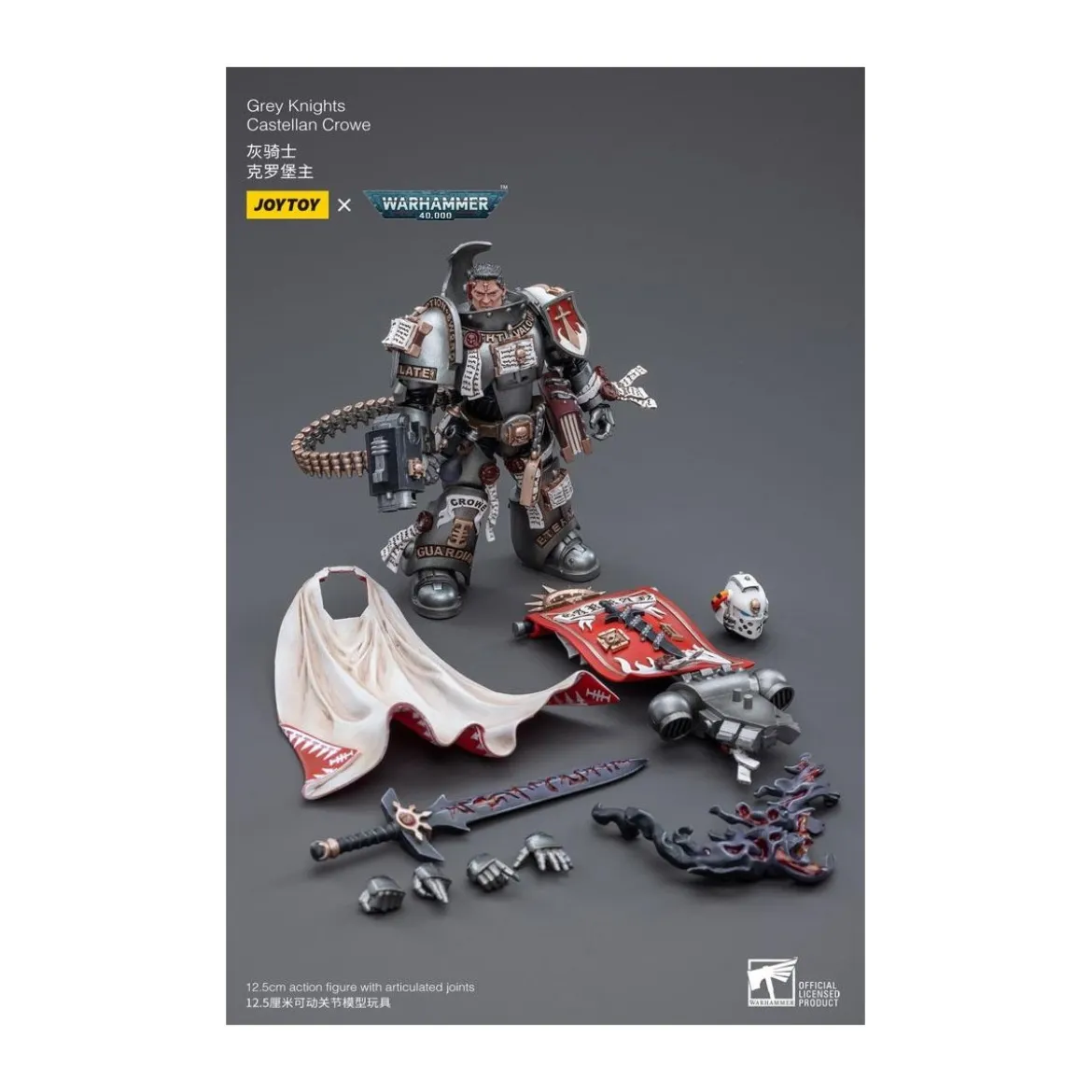 JoyToy Space marines - Grey Knights - Castellan Crowe 1/18 - Warhammer 40K