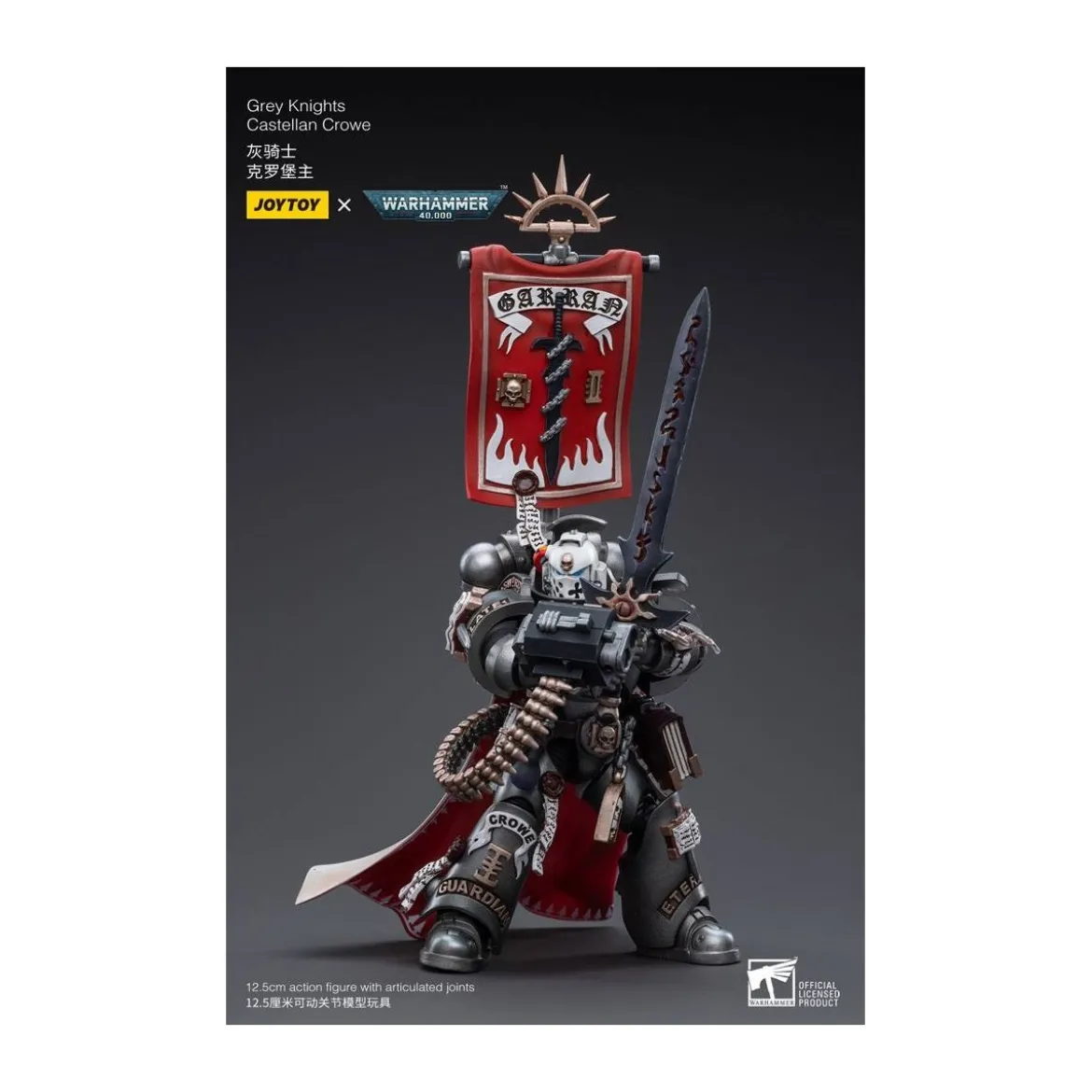 JoyToy Space marines - Grey Knights - Castellan Crowe 1/18 - Warhammer 40K