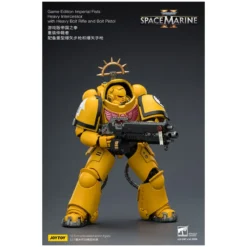JoyToy - Space Marines II - Imperial Fists - Heavy Intercessor with Heavy Bolt Rifle and Bolt Pistol 1/18