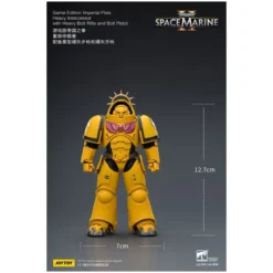 JoyToy - Space Marines II - Imperial Fists - Heavy Intercessor with Heavy Bolt Rifle and Bolt Pistol 1/18