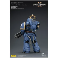 JoyToy - Space Marines II - Ultramarines - Heavy Intercessor with Heavy Bolt Rifle and Bolt Pistol 1/18