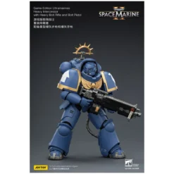 JoyToy - Space Marines II - Ultramarines - Heavy Intercessor with Heavy Bolt Rifle and Bolt Pistol 1/18