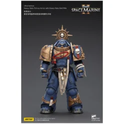 JoyToy - Space Marines II - Ultramarines - Heavy Relic Primus Armor with Heavy Relic Bolt Rifle 1/18