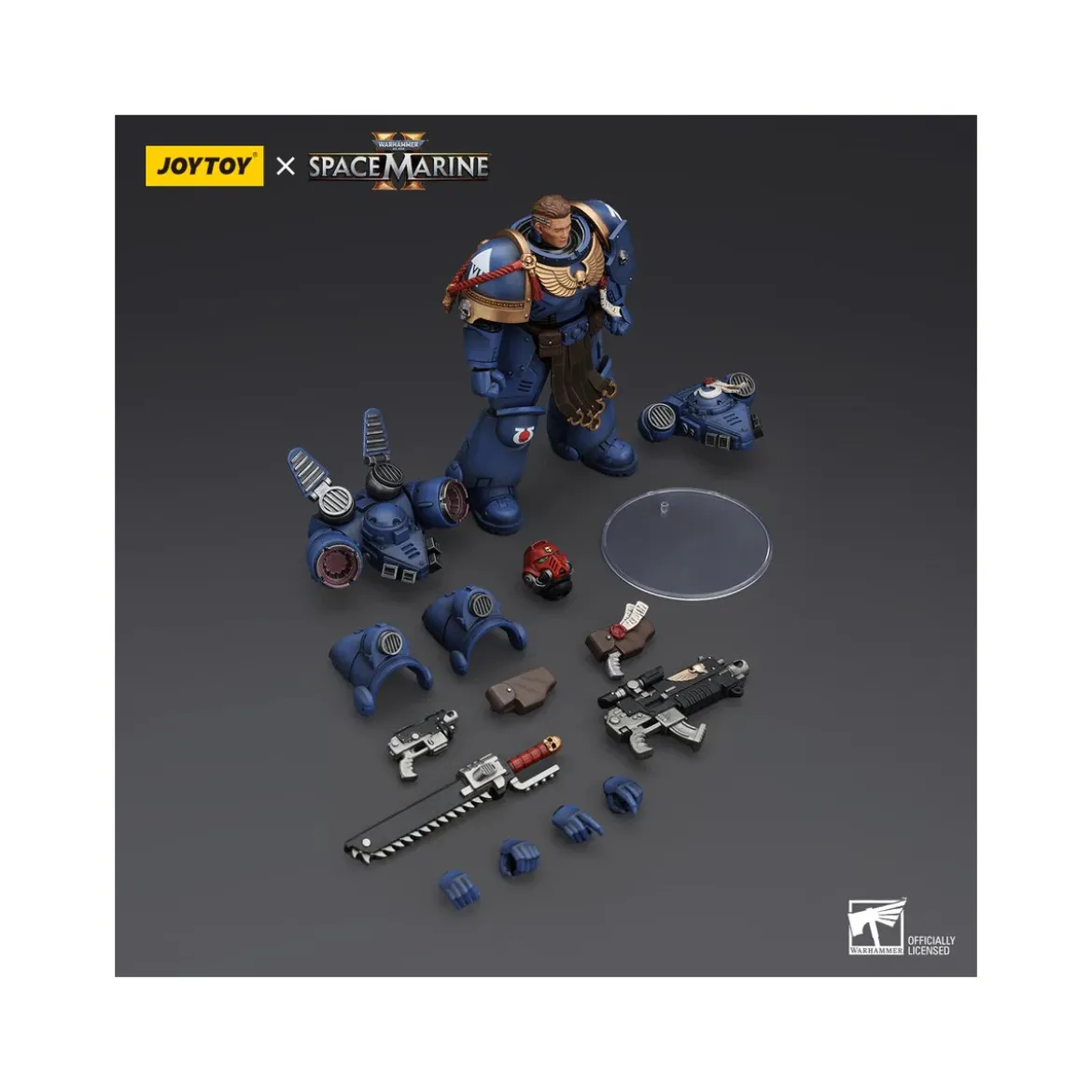 JoyToy - Space Marines II - Ultramarines Sergeant Gadriel 1/18 - Warhammer 40000