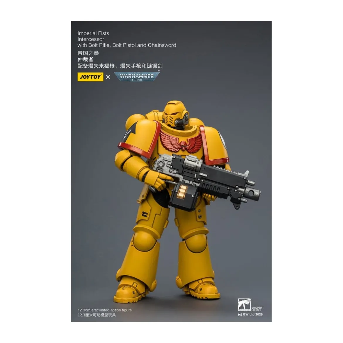 JoyToy Space Marines - Imperial Fists - Intercessors 1/18 - Warhammer 40K