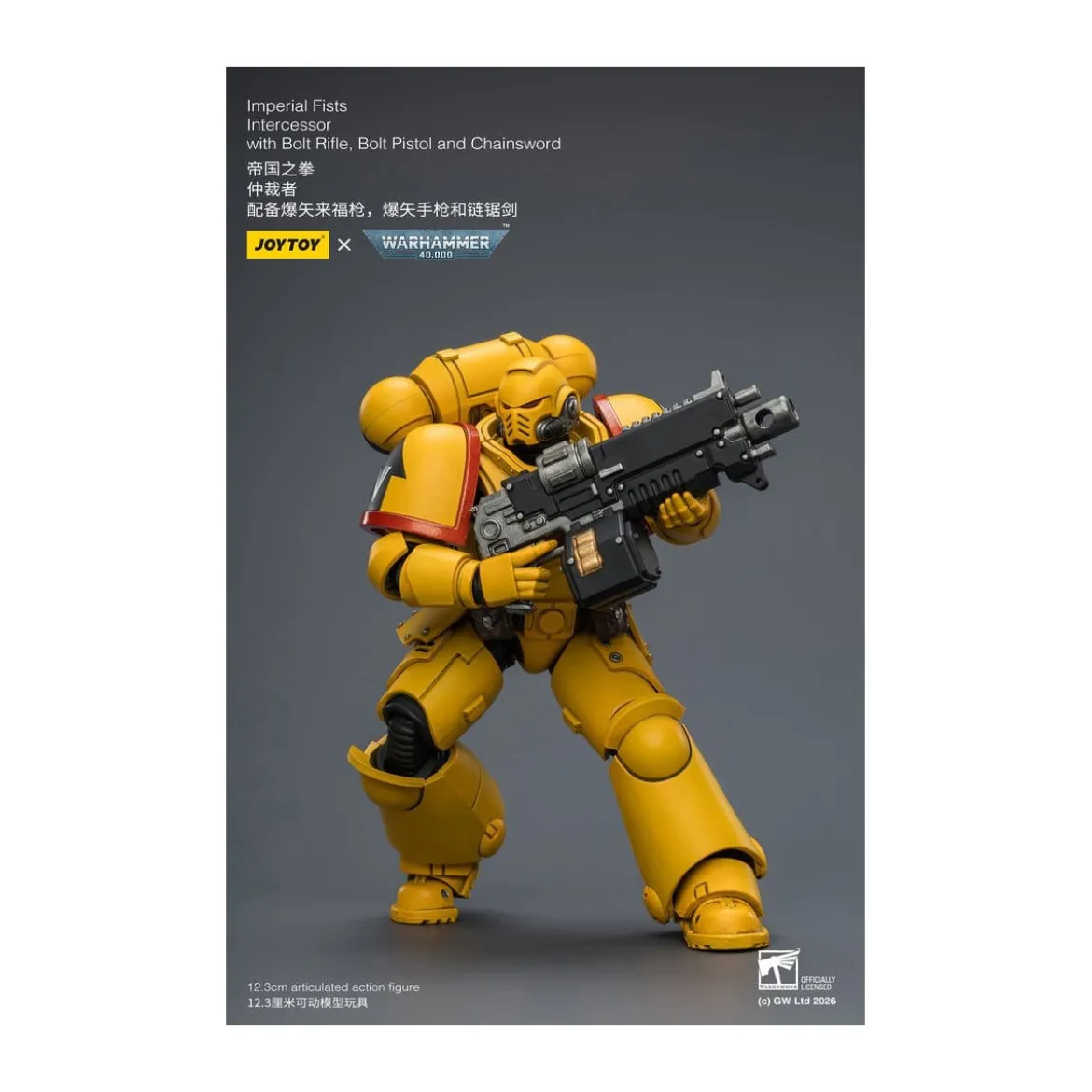 JoyToy Space Marines - Imperial Fists - Intercessors 1/18 - Warhammer 40K