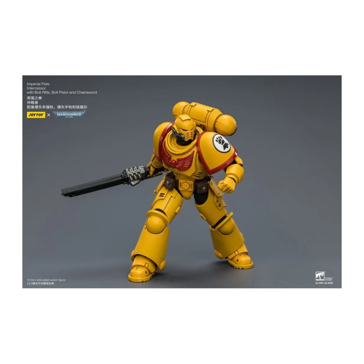 JoyToy Space Marines - Imperial Fists - Intercessors 1/18 - Warhammer 40K