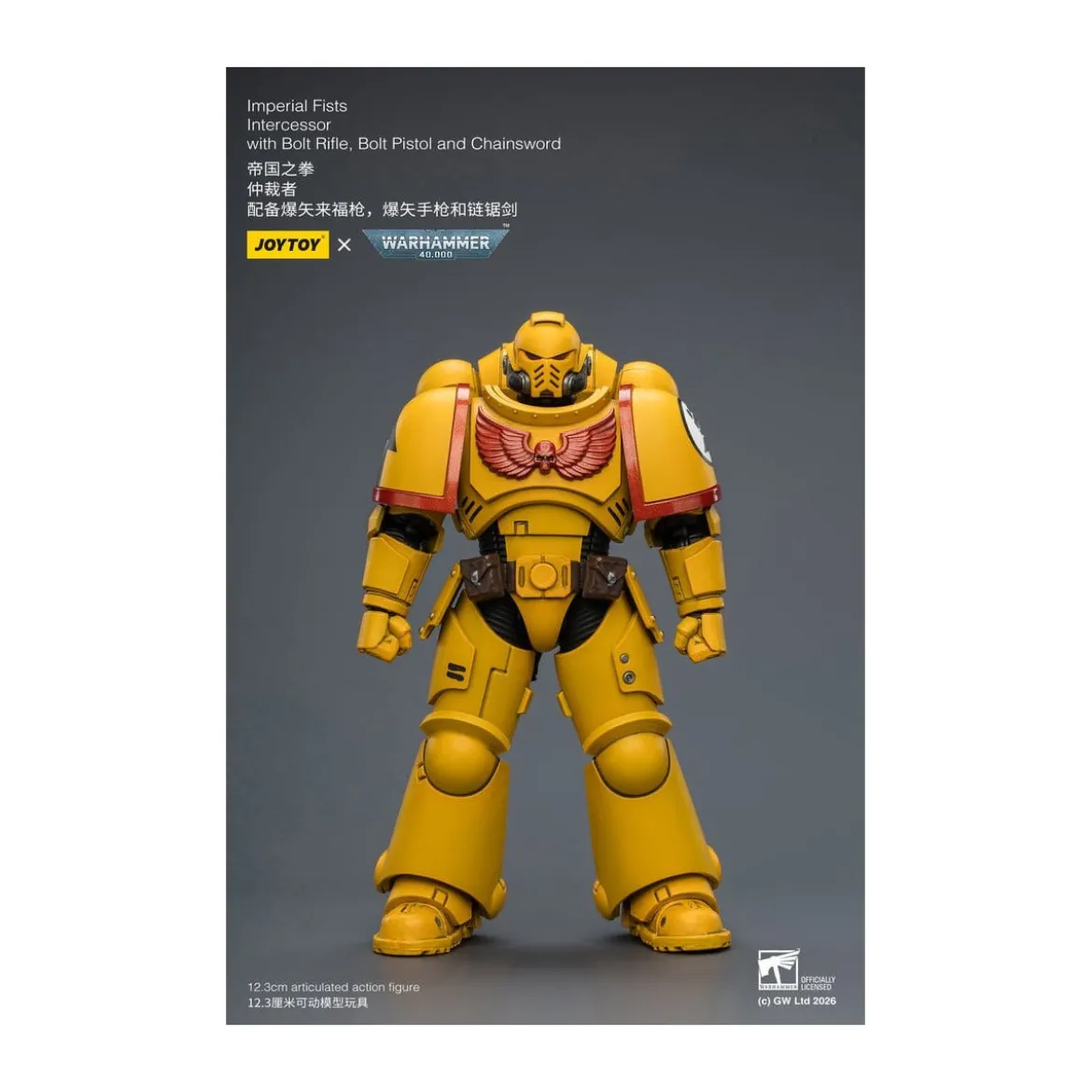 JoyToy Space Marines - Imperial Fists - Intercessors 1/18 - Warhammer 40K